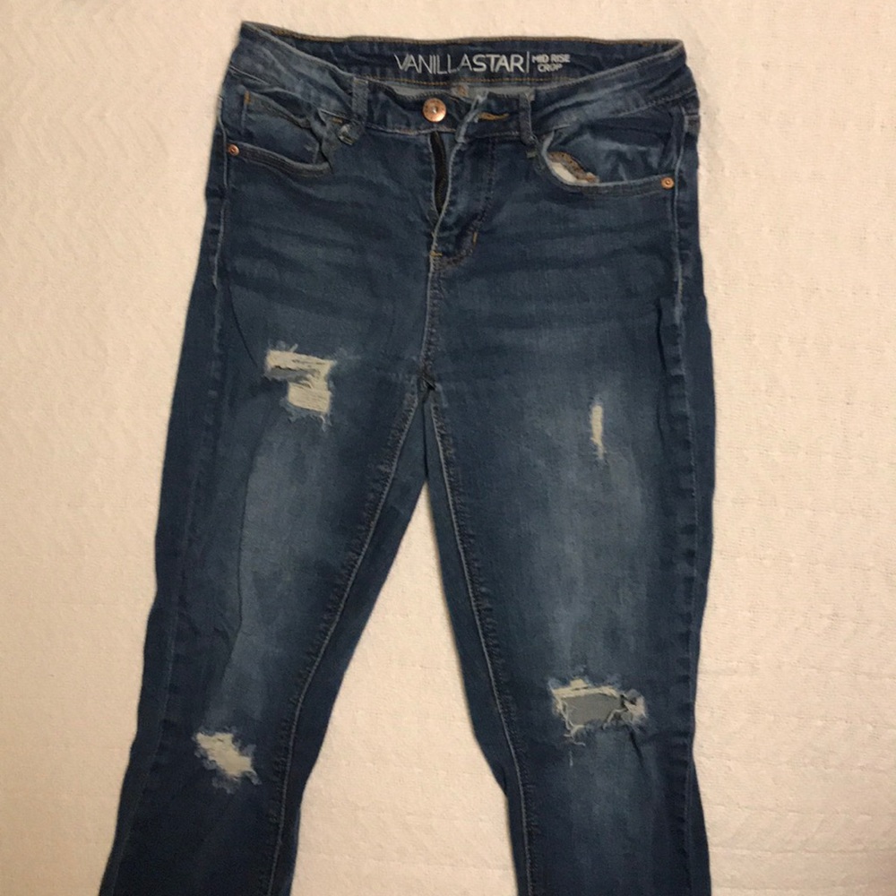 juniors mid rise jeans